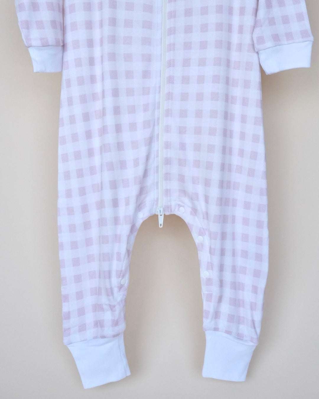 Sleeper manga larga pink squares