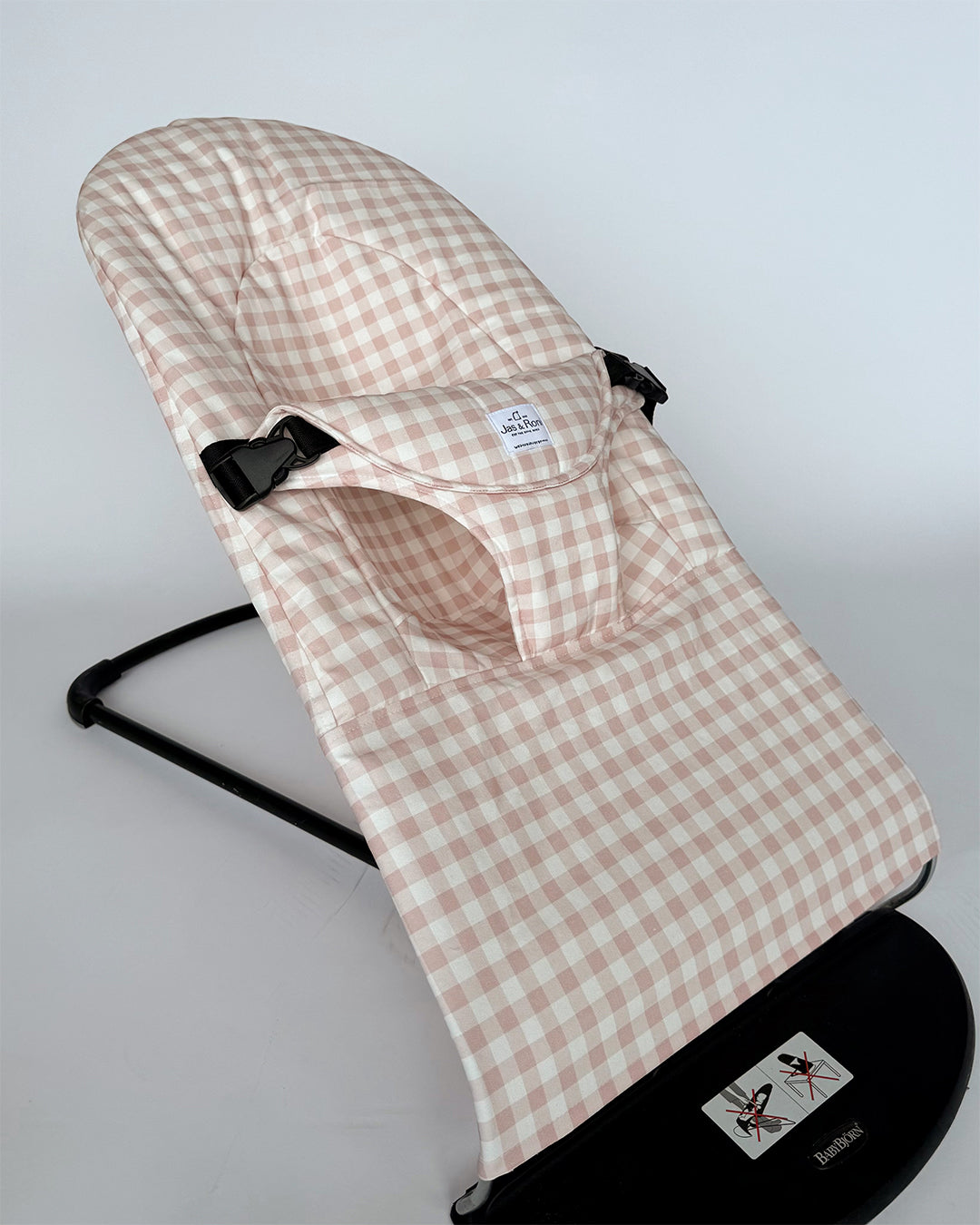 Funda de hamaca Baby Björn Pink Squares (Past Edition)
