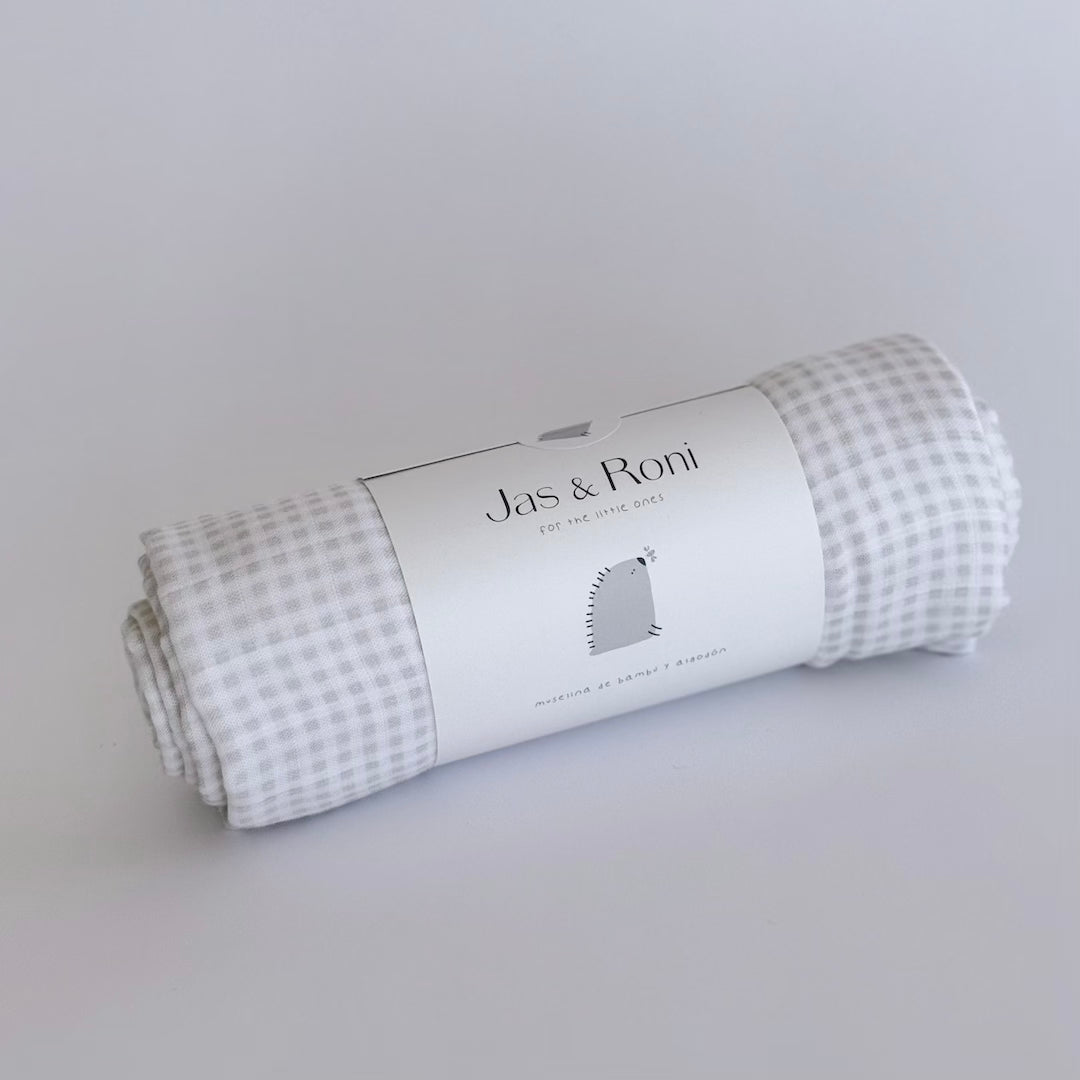 Muselina small beige squares