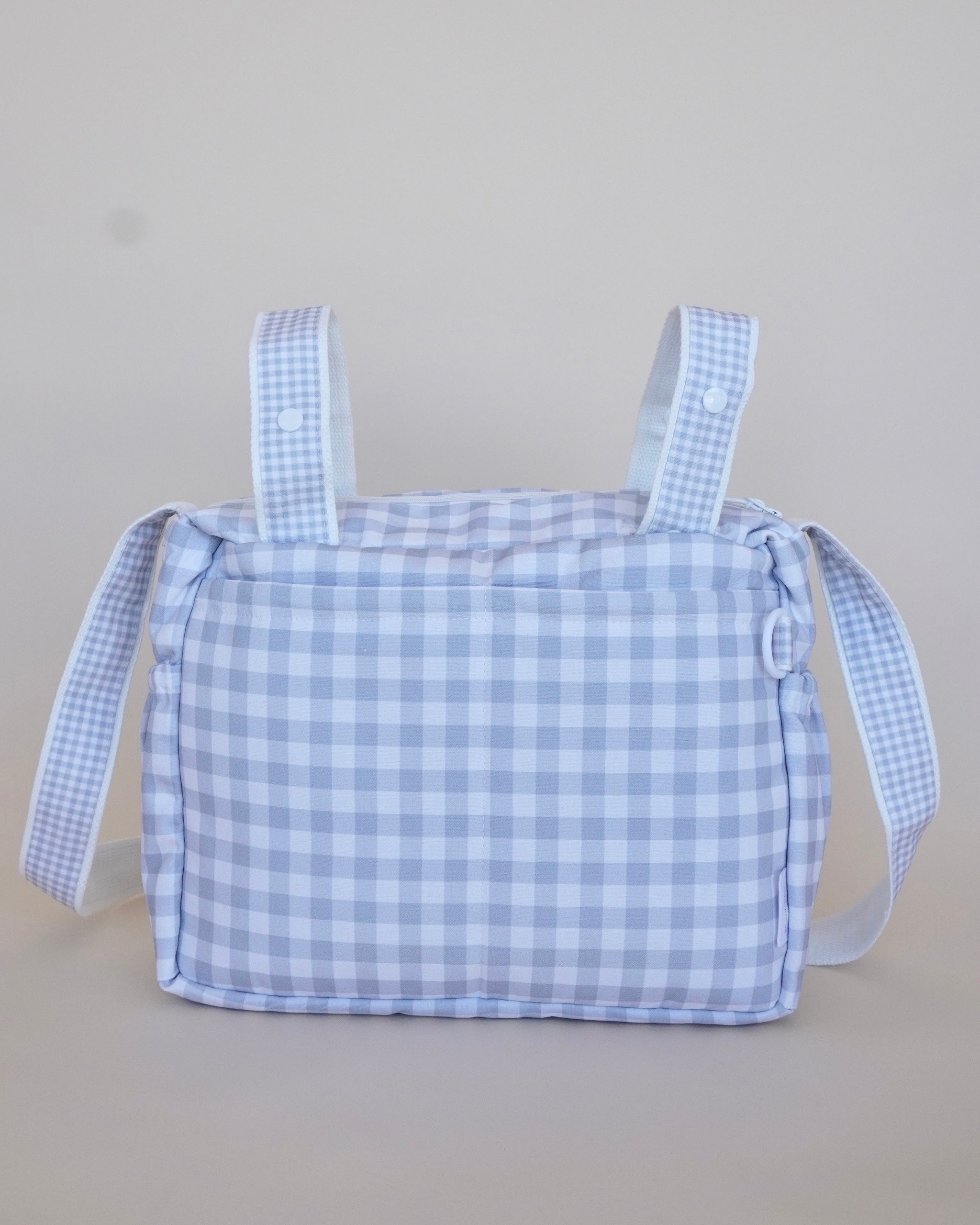 Pañalera para carriola big grey squares