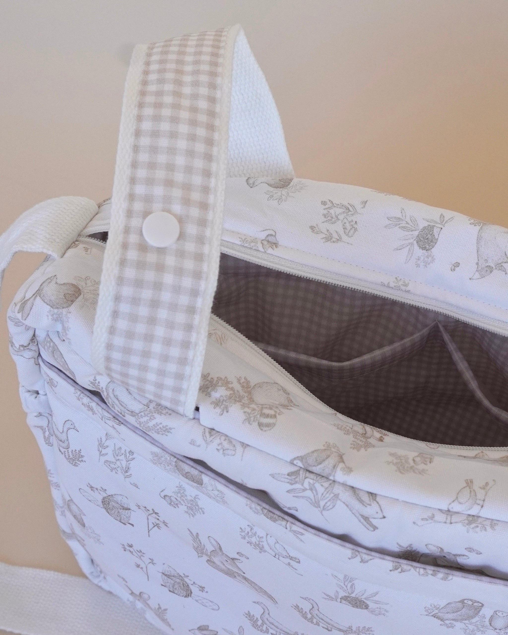 Pañalera para carriola forest friends