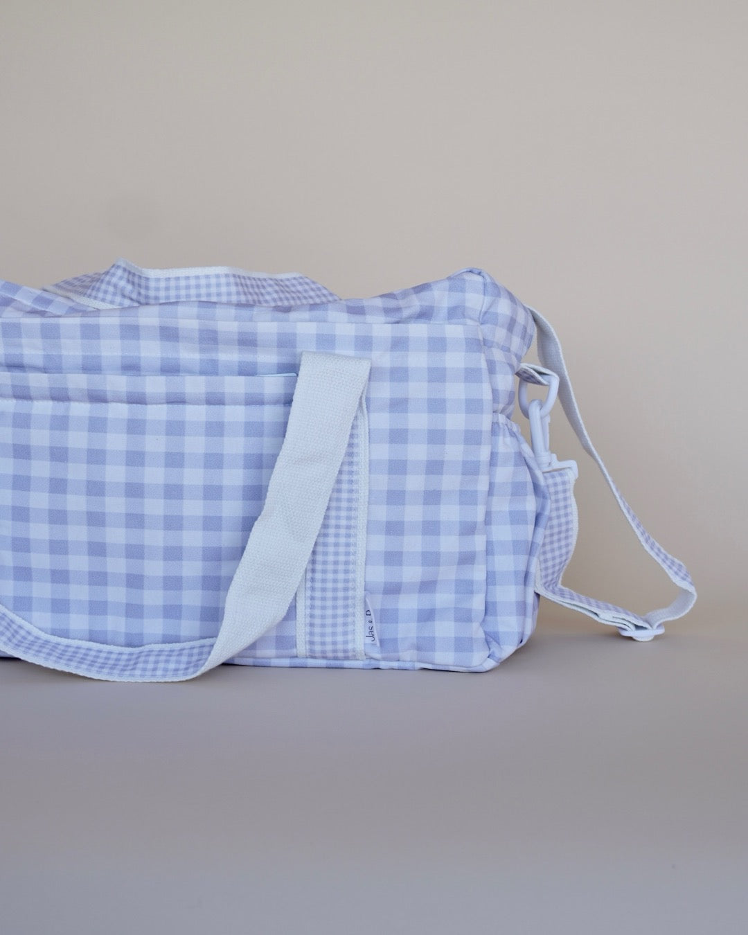 Pañalera blue squares