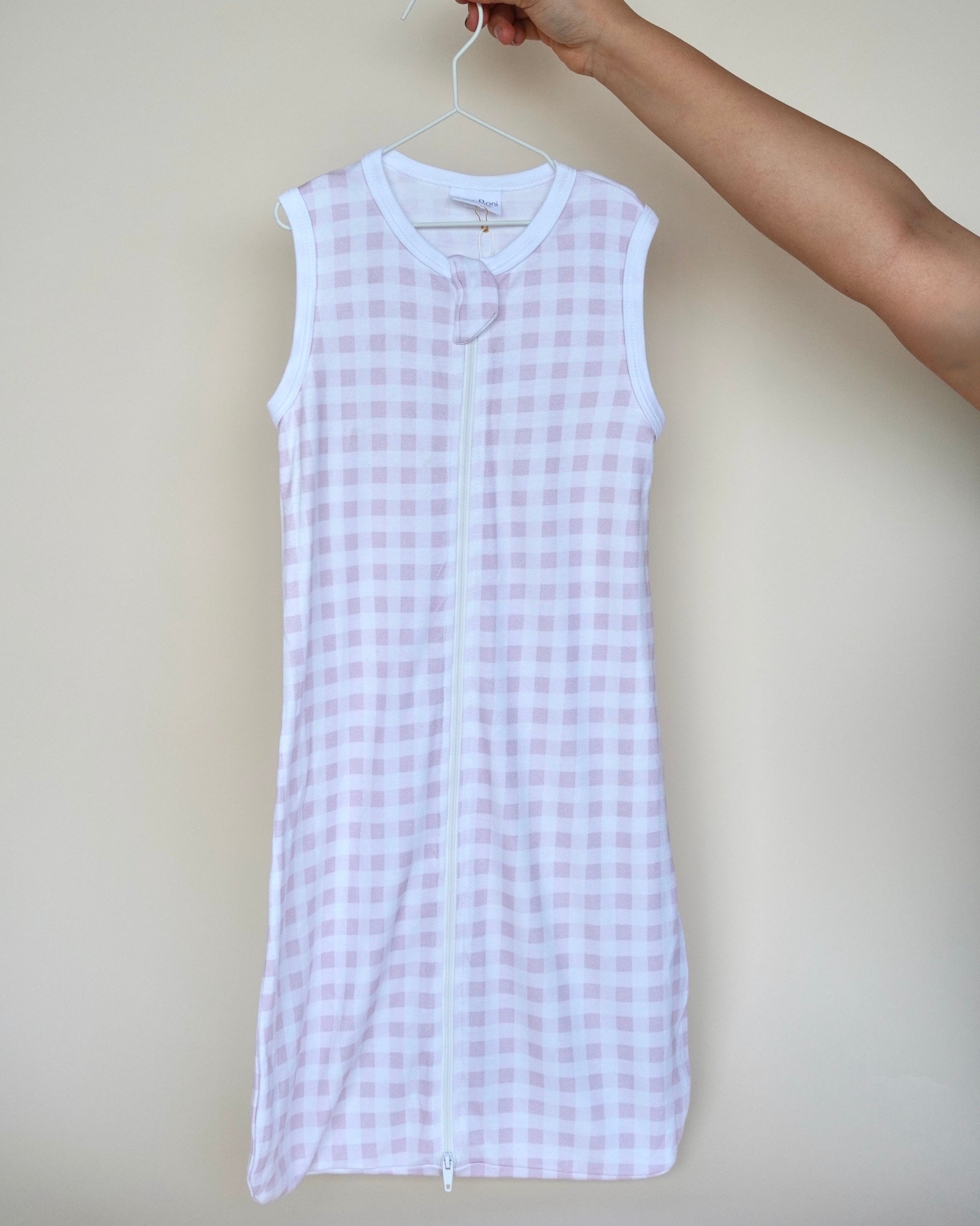 Saquito de verano pink squares