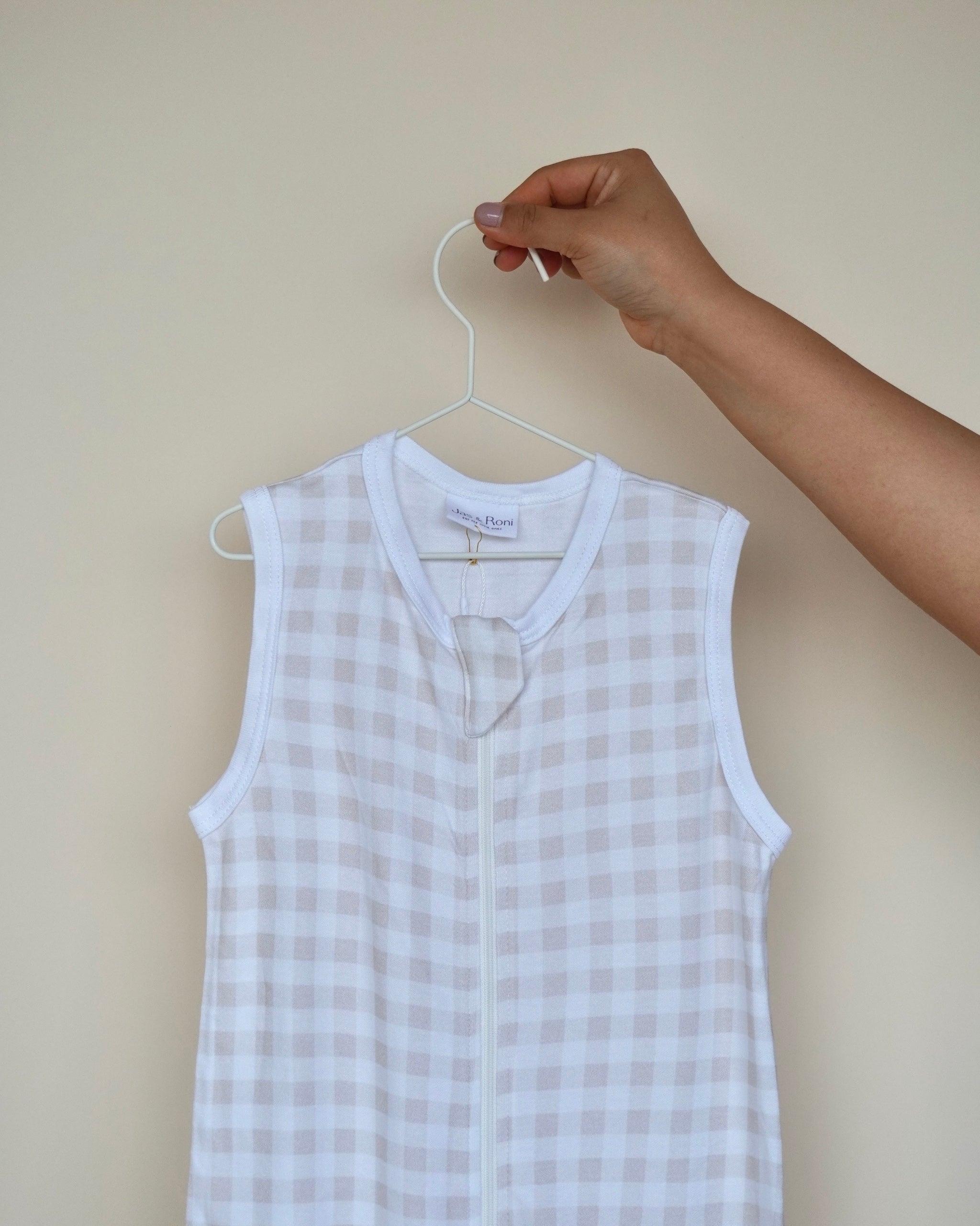 Sleeper de verano beige squares