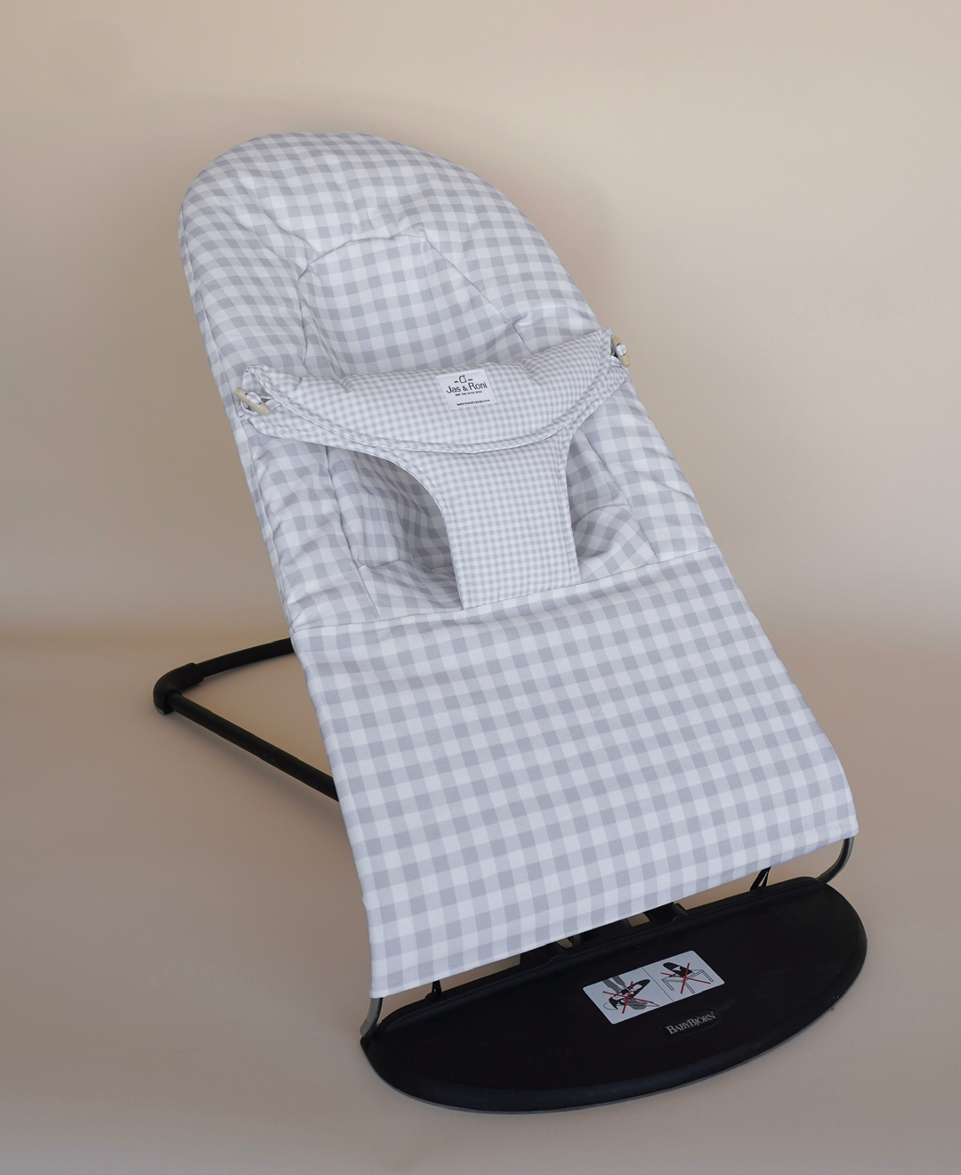 Funda de mecedora Baby Björn big grey squares