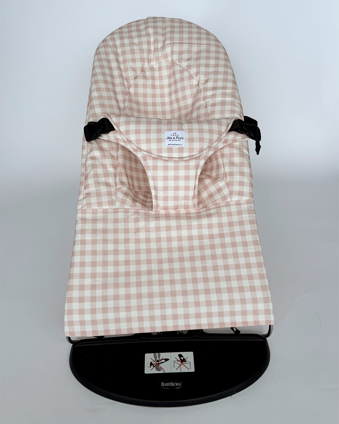 Funda de hamaca Baby Björn Pink Squares (Past Edition)