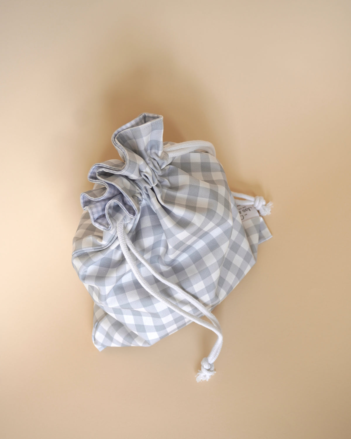 Bolsita Jas&Roni grey squares