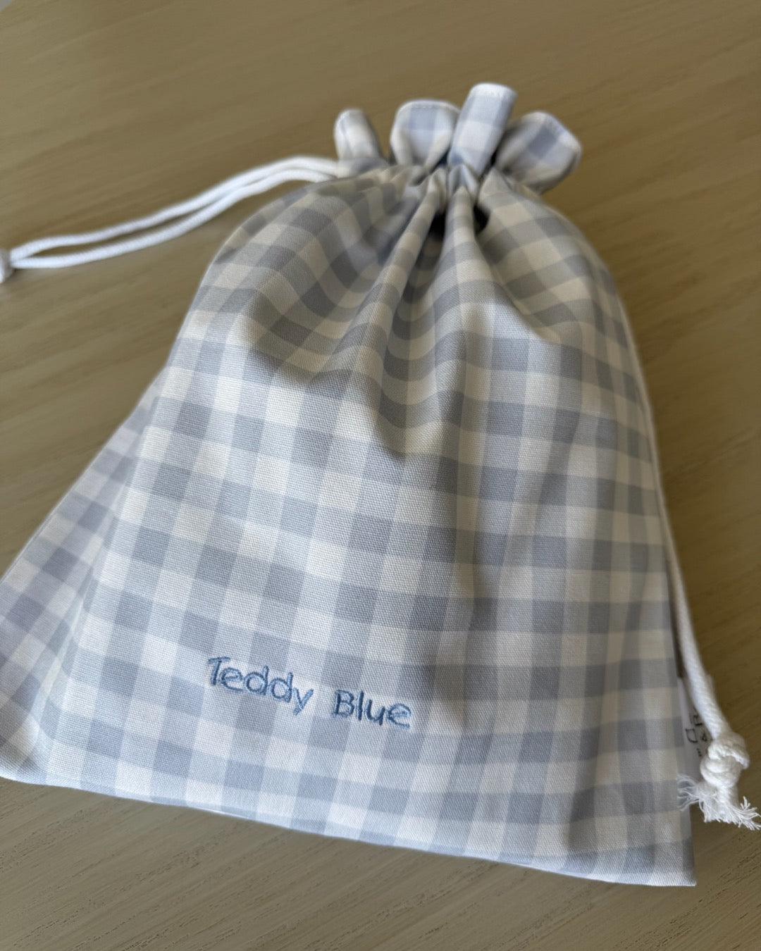 Bolsita Jas&Roni blue squares