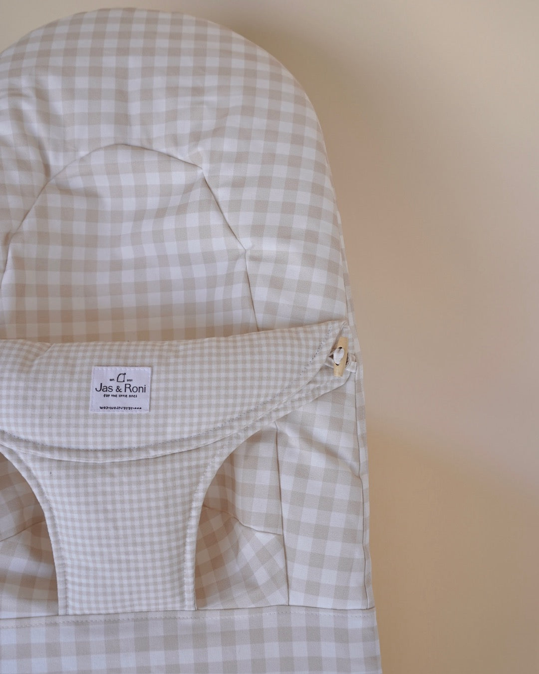 Funda de mecedora Baby Björn big beige squares