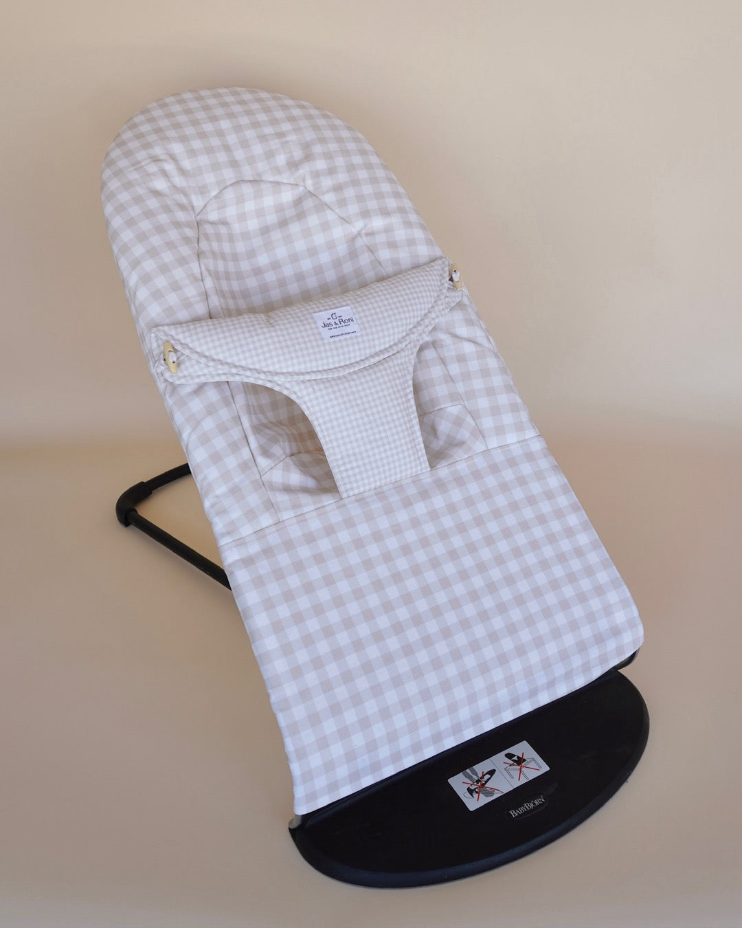 Funda de mecedora Baby Björn big beige squares