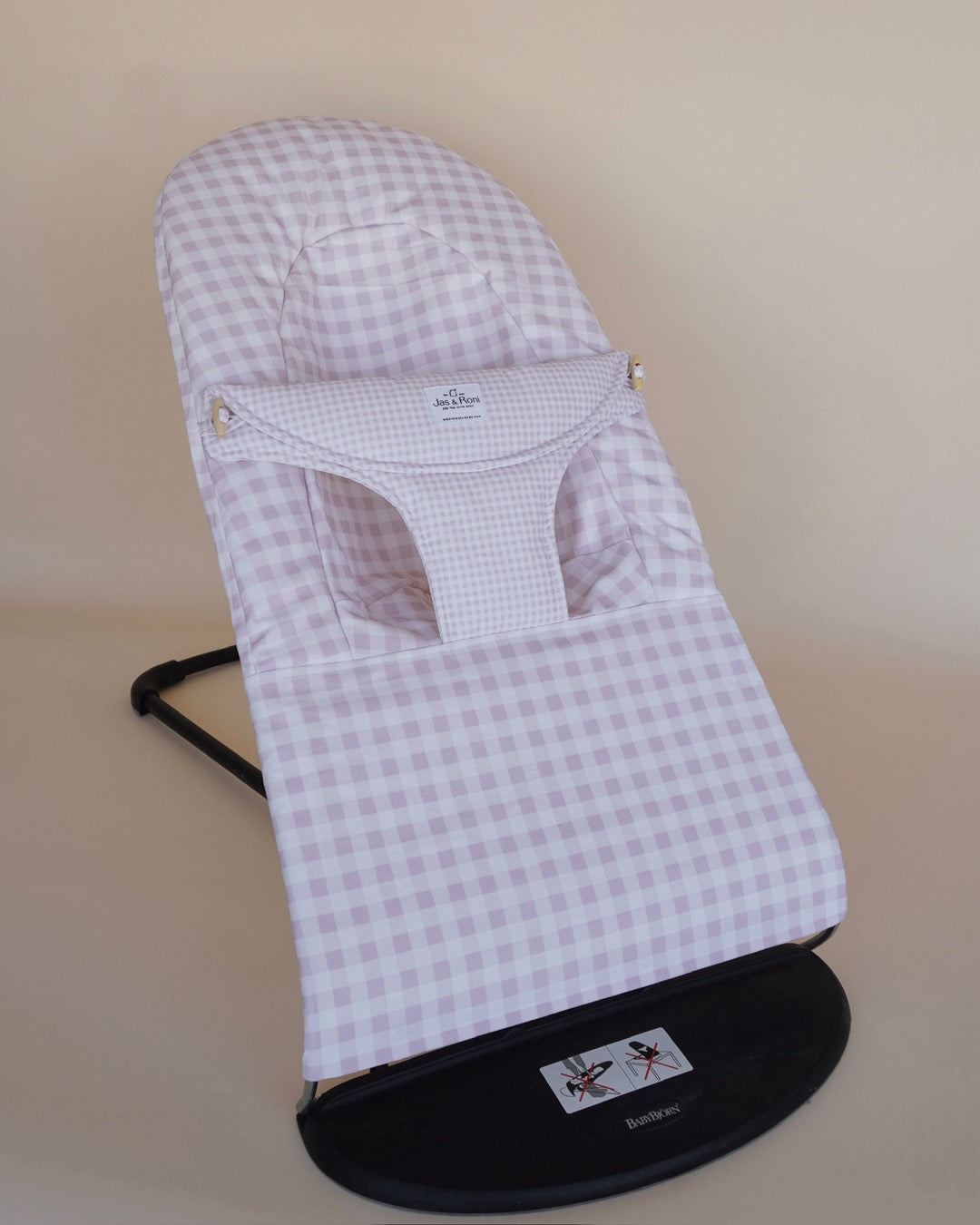 Funda de mecedora Baby Björn big pink squares