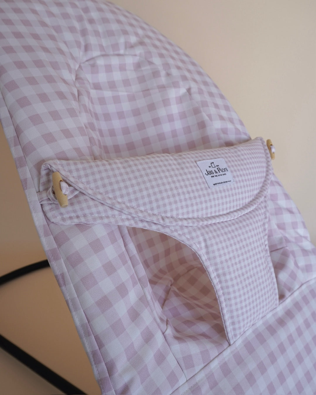 Funda de mecedora Baby Björn big pink squares