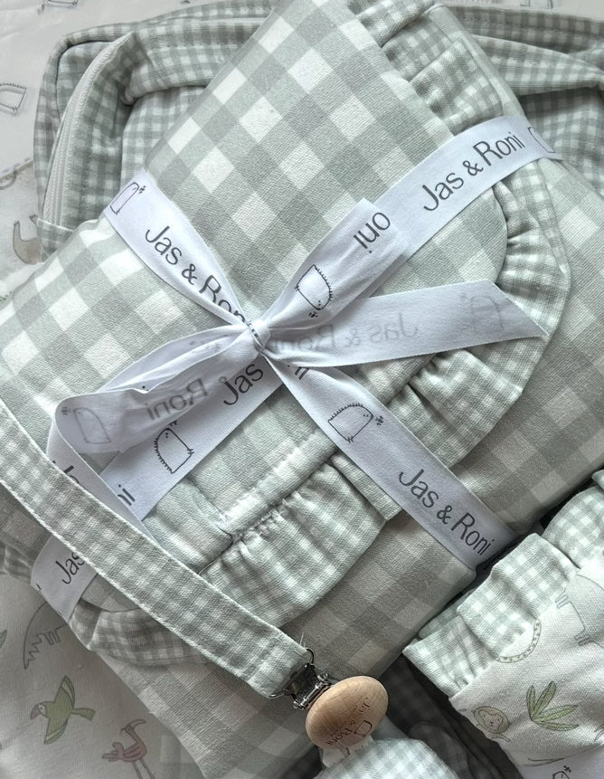Cambiador portátil grey squares (Past edition)