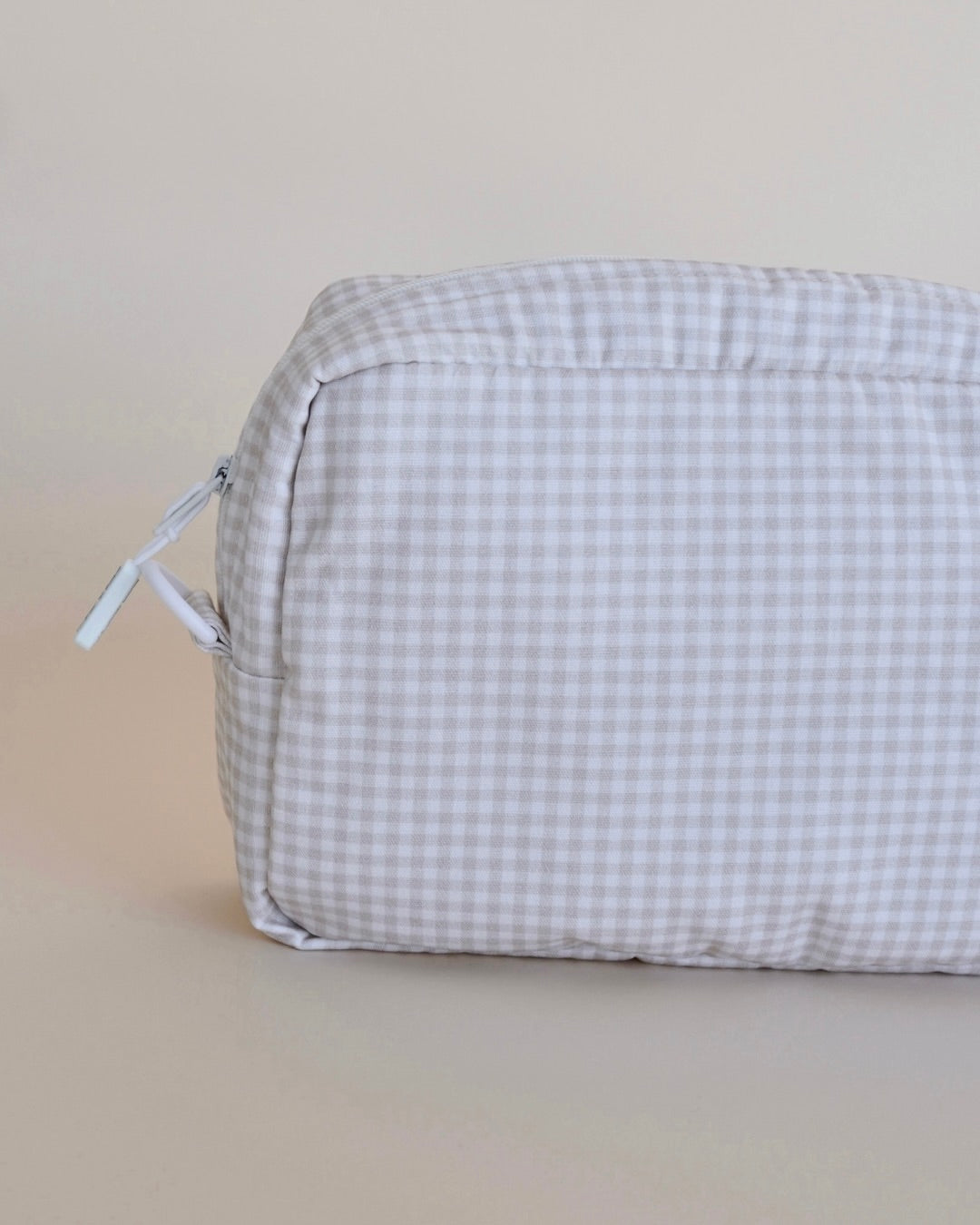 Neceser beige squares