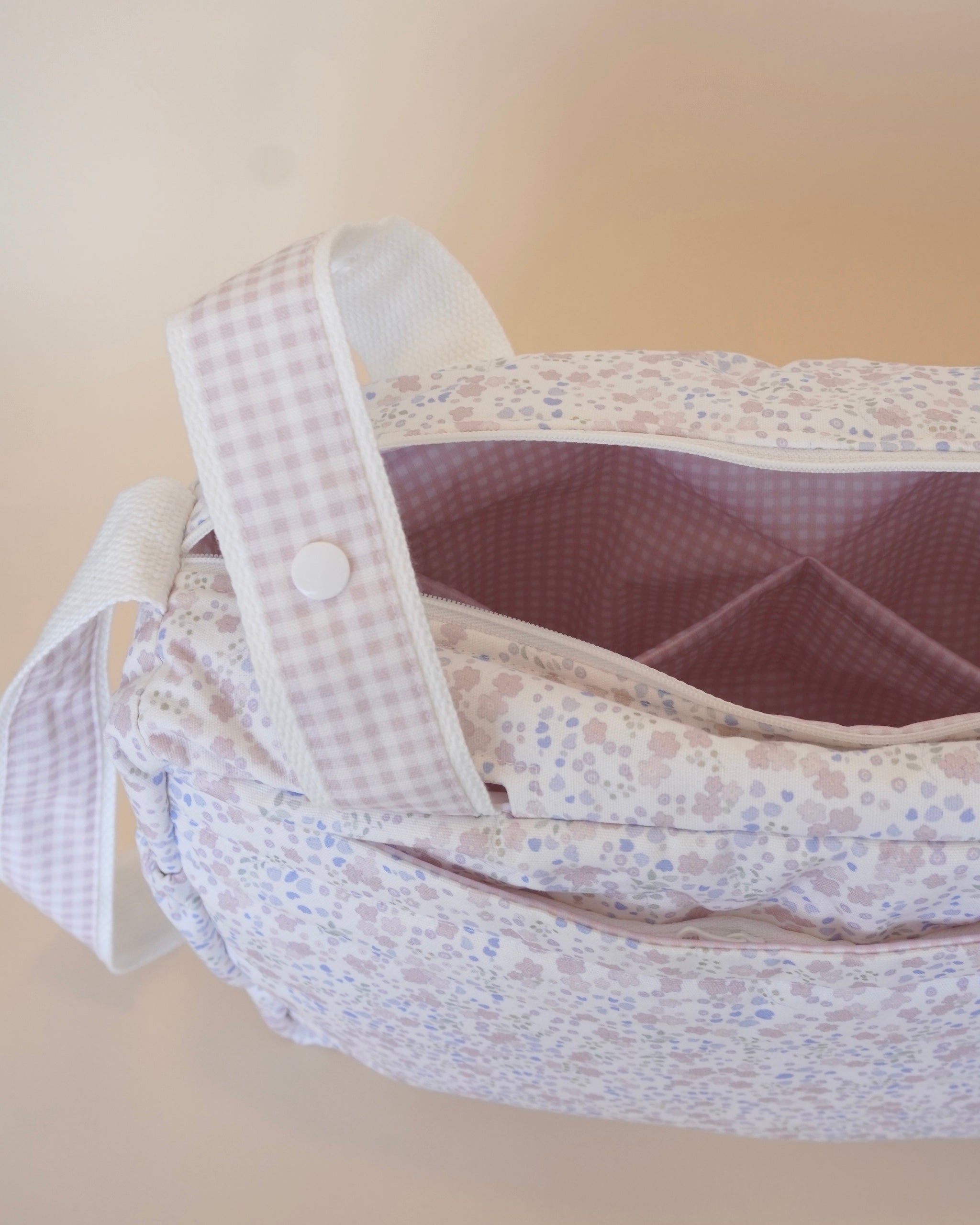 Pañalera para carriola little flowers