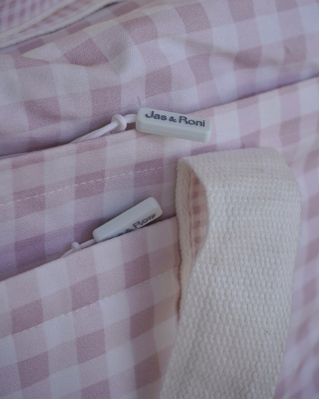 Pañalera pink squares