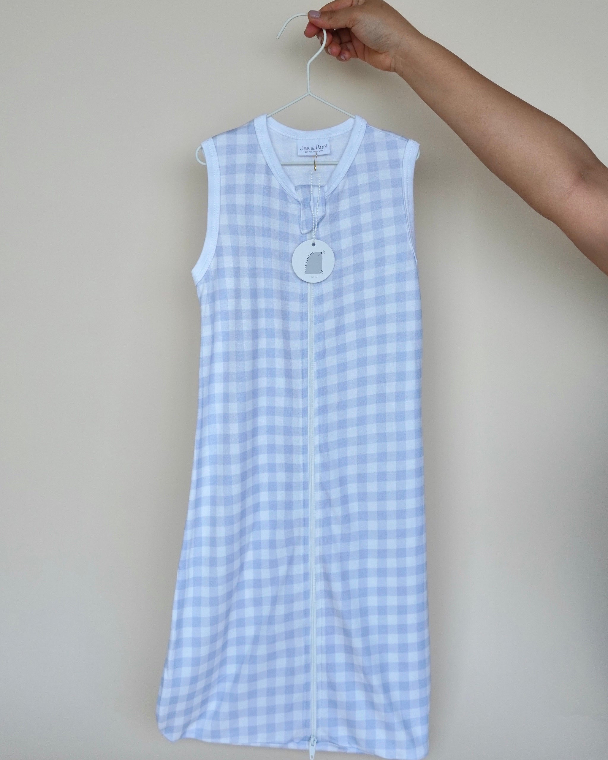 Saquito de verano blue squares